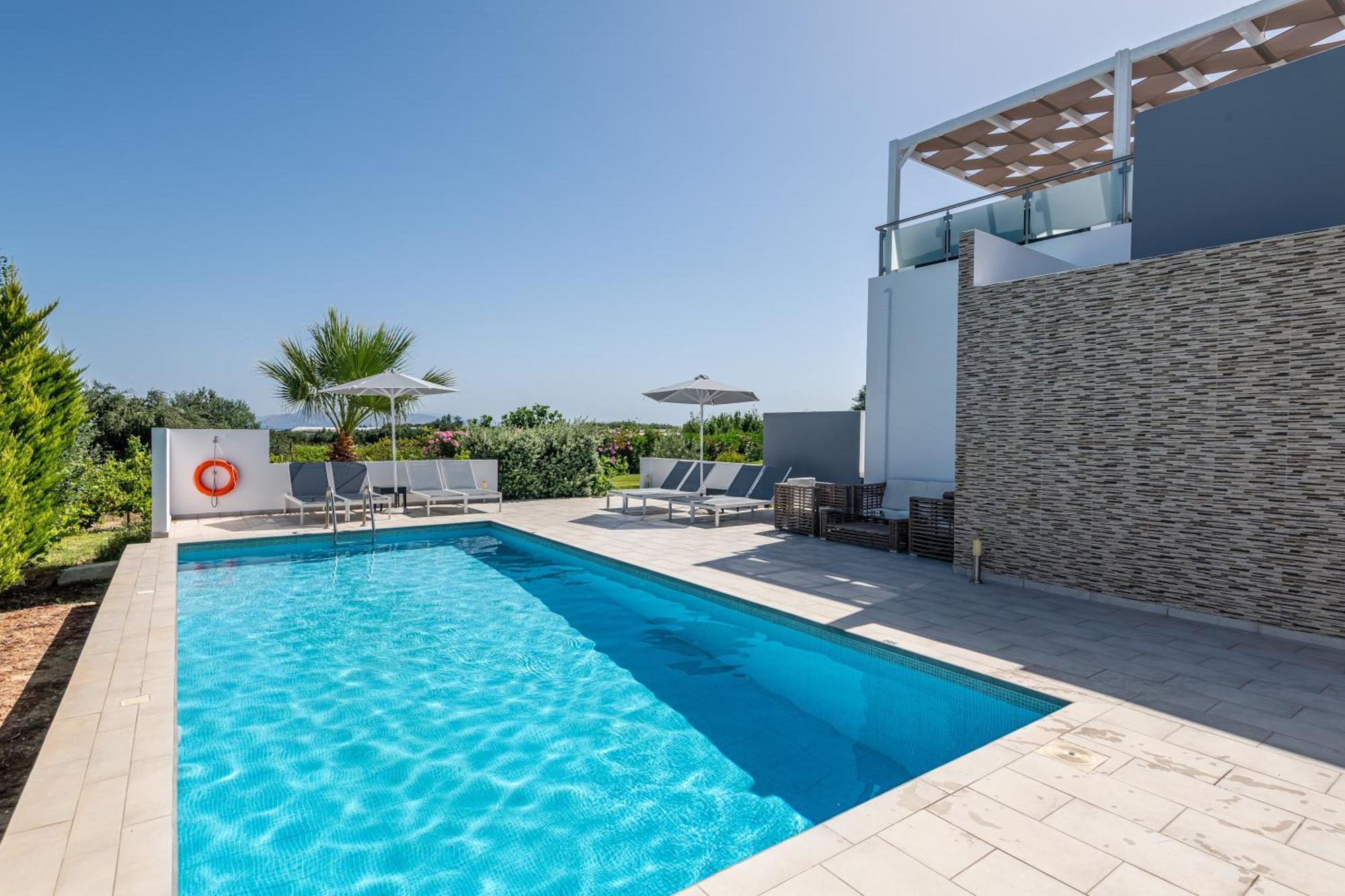 Asteria Pearl Villa 2 With Rooftop Jacuzzi Tigaki 外观 照片